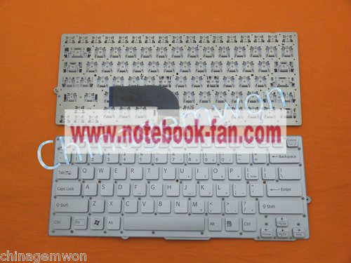 SONY VPC-SD VPC-SB SILVER(For backlit version) US Keyboard
